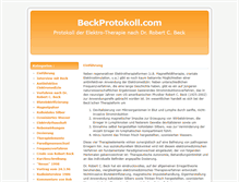 Tablet Screenshot of beckprotokoll.de
